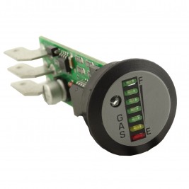 Peel Round 7 LED Indash Gauge Unit to Suit  LPG & CNG Systems