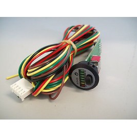 Peel LPG System Round 7 led Dash Gauge and switch