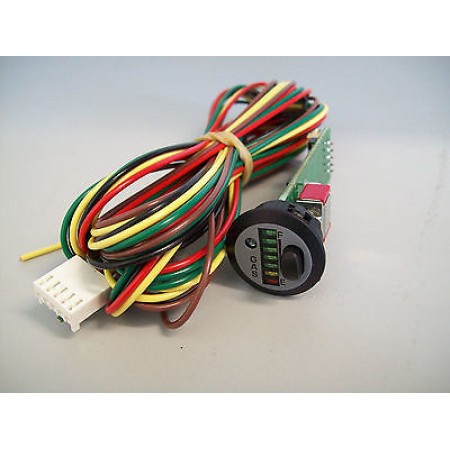 Peel LPG System Round 7 led Dash Gauge and switch